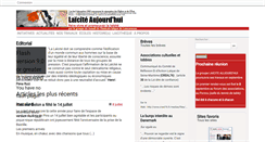 Desktop Screenshot of laicite-aujourdhui.fr